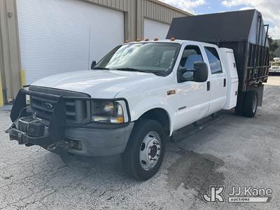 2004 Ford F450 4x4 Crew-Cab Dump Truck
