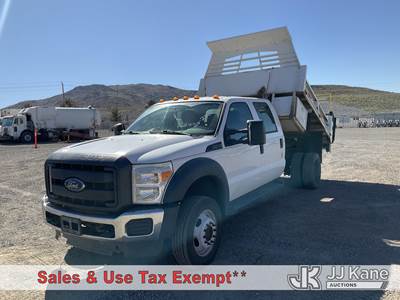 2015 Ford F-450 SD Crew Cab DRW 4WD Dump Truck