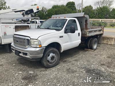 2002 Ford F450 4x4 Dump Truck