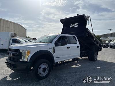 2017 Ford F450 Crew-Cab Dump Truck