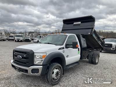2014 Ford F550 4x4 Dump Truck
