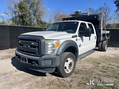 2016 Ford F-550 Crew Cab 2 Cubic Yard Short Side Dump Truck