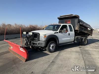 2012 Ford F550 4x4 Extended-Cab Dump Truck