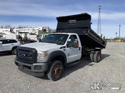 2016 Ford F550 4x4 Dump Truck