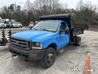 2004 Ford F550 4x4 Dump Truck