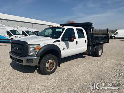 2015 Ford F-550 Crew-Cab Dump Truck