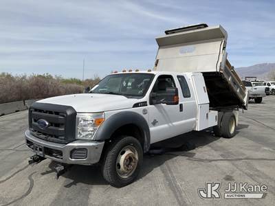 2015 Ford F550 4x4 Extended-Cab Dump Truck