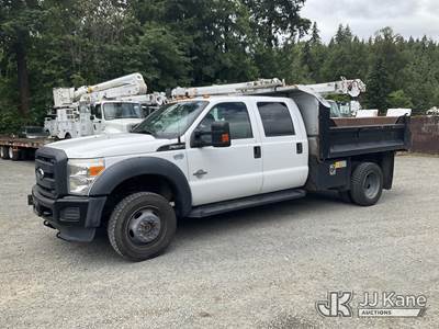 2016 Ford F-550 Crew-Cab Dump Truck