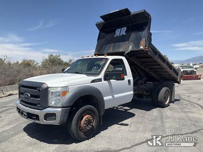 2014 Ford F550 4x4 Dump Truck