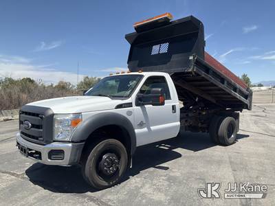 2012 Ford F550 4x4 Dump Truck