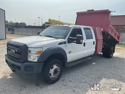 2016 Ford F-550 Crew-Cab Dump Truck