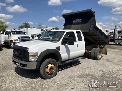 2008 Ford F550 4x4 Extended-Cab Dump Truck