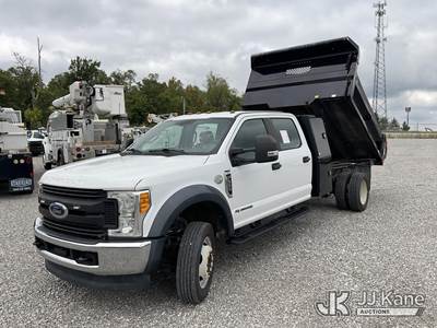 2017 Ford F-550 Crew-Cab Dump Truck