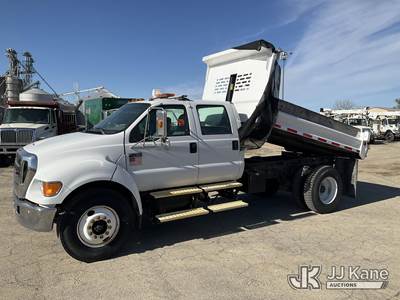 2006 Ford F-750 Crew-Cab Dump Truck