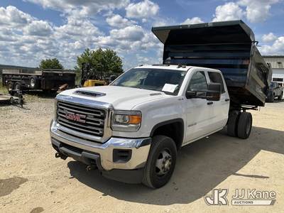 2019 GMC Sierra 3500HD Crew-Cab Dump Truck