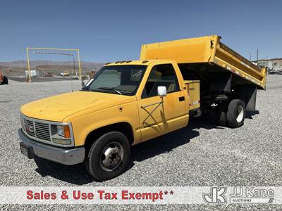 1991 GMC Sierra C/K 3500 Reg. Cab 8-ft. Bed 2WD diesel Dump Truck