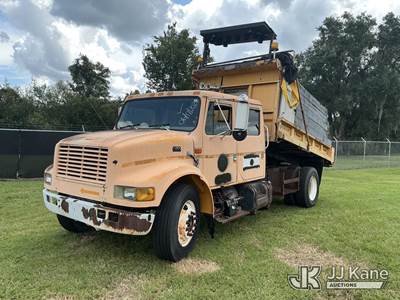 1999 International 4700 Crew-Cab Dump Truck