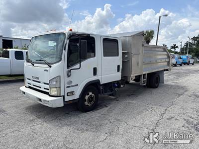 2013 Isuzu NPR Crew-Cab Dump Truck