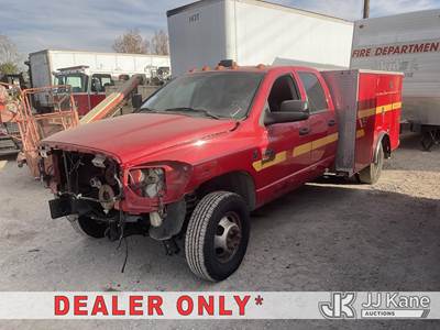 2009 Dodge Ram 3500 Crew-Cab Enclosed Service Truck