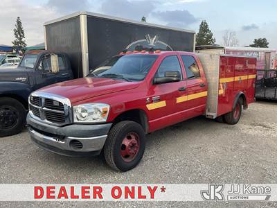 2009 Dodge Ram 3500 Enclosed Fire Rescue Unit