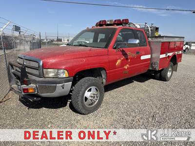 1996 Dodge Ram 3500 ST Club Cab 8-ft. Bed Pumper/Fire Truck