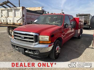 2001 Ford F-350 SD Crew-Cab Enclosed Utility Truck