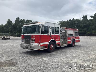 2001 Spartan Gladiator Fire Truck