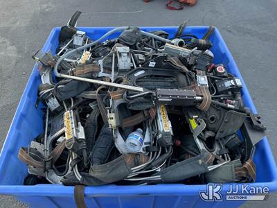 Bucket of Scott Safety Air Tank Harnesses (Used )