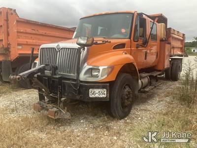 2005 International 7400 Crew-Cab Dump Truck