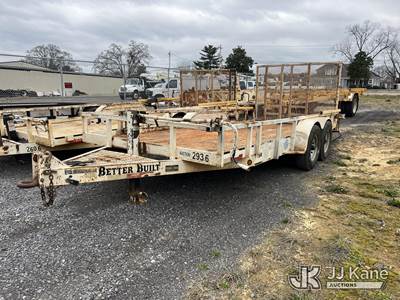 2016 Better Built BH1822FB T/A Tagalong Equipment Trailer