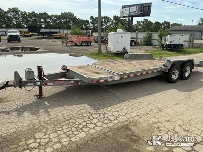 2018 Brooks Brothers T/A Galvanized Tilt Bed Tagalong Equipment Trailer