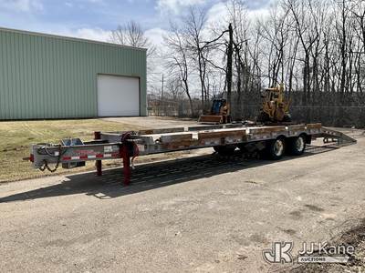 2016 Brooks Brothers OW 242-15KA T/A Galvanized Tagalong Equipment Trailer