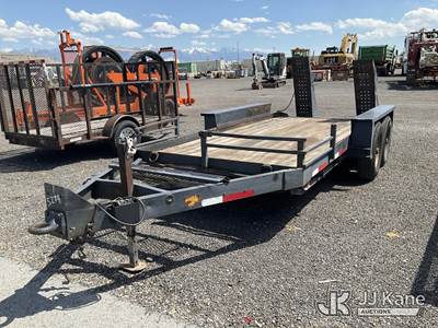 1997 Belshe Industries 14ft Equipment Trailer with Ramps