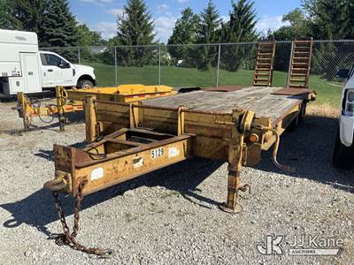2005 Belshe Industries 10 Ton T/A Tagalong Equipment Trailer