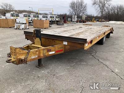 1996 Belshe DT-235 T/A Tagalong Equipment Trailer