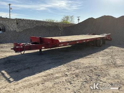 2017 Belshe Industries DT255 T/A Tagalong Equipment Trailer