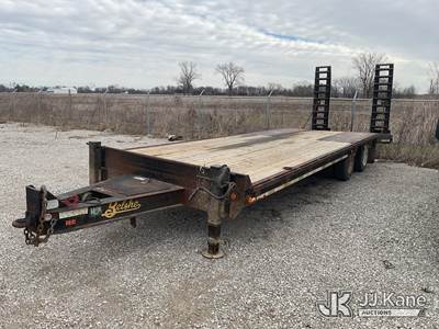 2012 Belshe Industries FB30 T/A Tagalong Equipment Trailer