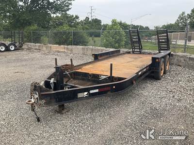 2001 Belshe Industries T-16 T/A Tagalong Equipment Trailer
