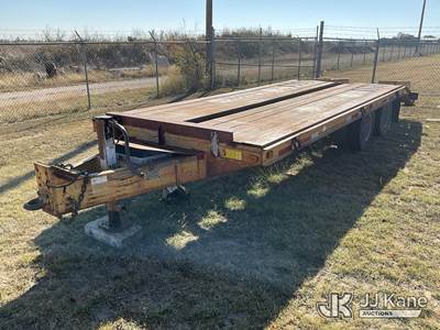 1996 Belshe T-9 T/A Tagalong Flatbed Trailer
