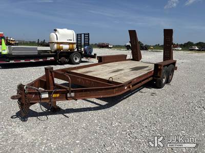 2001 Belshe Industries WB-12 T/A Tagalong Flatbed Trailer