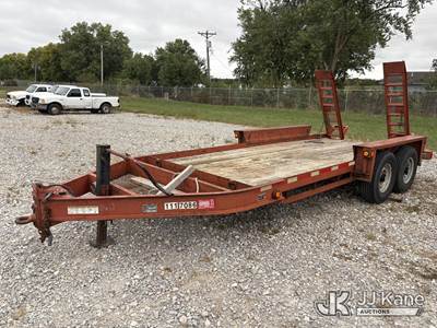 2007 Belshe Industries WB14 T/A Tagalong Equipment Trailer