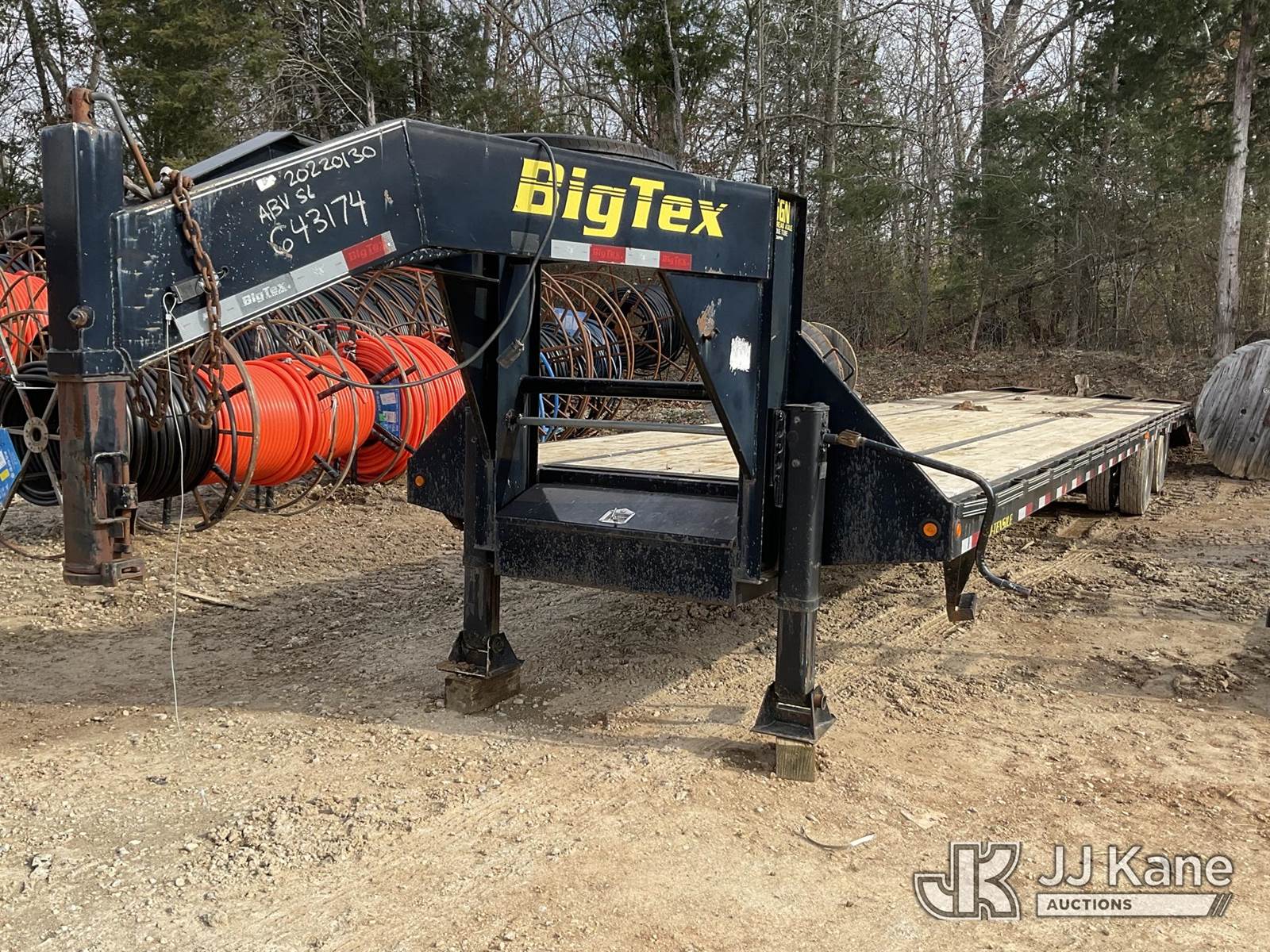 2009 Big Tex 25gn 35 5 T A Goose Neck Equipment Trailer For Sale