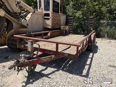 2002 Big Tex T/A Tagalong Flatbed Trailer