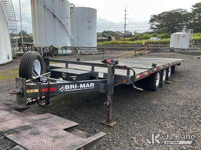 2013 Bri-Mar Tri-Axle Tagalong Equipment Trailer