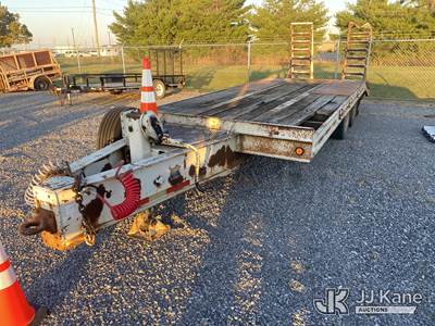 1998 Butler B-4024-A T/A Tagalong Equipment Trailer