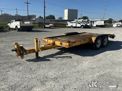 2015 Butler LT-1618-W / LT1218R T/A Tilt Deck Tagalong Equipment Trailer