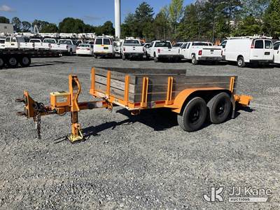 2013 Butler LT-712 T/A Tilt Deck Tagalong Equipment Trailer