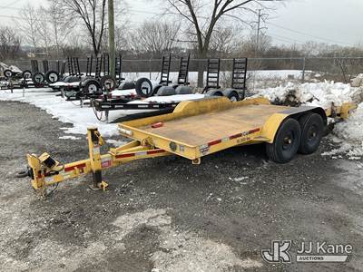 2013 Butler LT1416-WL T/A Tilt-Top Tagalong Equipment Trailer