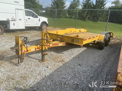2008 Butler LT2018W T/A Tilt Top Tagalong Equipment Trailer