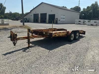 2015 Butler LT2018W T/A Tilt Deck Tagalong Equipment Trailer